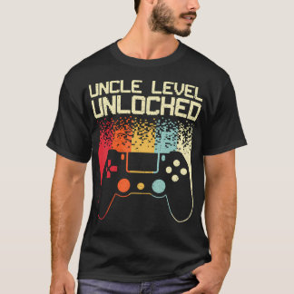 Gaming Uncle Art For Men Video Gamer First Time Un Tシャツ
