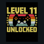 Gaming Vintage 11th Birthday Gift 11 Year Old Boy ポスター<br><div class="desc">Gaming Vintage 11th Birthday Gift 11 Year Old Boy Girl Gamer Gift. Perfect gift for your dad,  mom,  papa,  men,  women,  friend and family members on Thanksgiving Day,  Christmas Day,  Mothers Day,  Fathers Day,  4th of July,  1776 Independent day,  Veterans Day,  Halloween Day,  Patrick's Day</div>