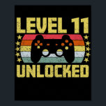 Gaming Vintage 11th Birthday Gift 11 Year Old Boy ポスター<br><div class="desc">Gaming Vintage 11th Birthday Gift 11 Year Old Boy Girl Gamer Gift. Perfect gift for your dad,  mom,  papa,  men,  women,  friend and family members on Thanksgiving Day,  Christmas Day,  Mothers Day,  Fathers Day,  4th of July,  1776 Independent day,  Veterans Day,  Halloween Day,  Patrick's Day</div>