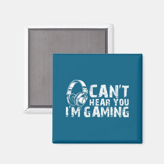 Gaming Zone Focus Gamer Tee Funny Quote  マグネット (正面/裏面)