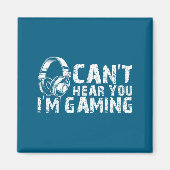 Gaming Zone Focus Gamer Tee Funny Quote  マグネット (正面)