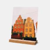 Gamla Stan, Old Town, Stockholm - Sweden アクリルサイン (傾斜)