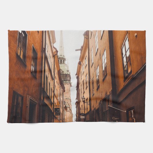 Gamla Stan, Stockholm, Sweden キッチンタオル (横)