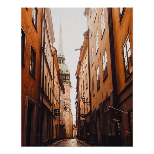 Gamla Stan, Stockholm, Sweden  ポスター (正面)
