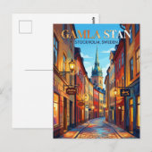 Gamla Stan Sweden ポストカード (正面/裏面)