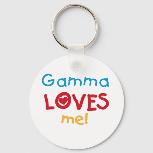Gamma Loves Me Tシャツとギフト キーホルダー (正面)