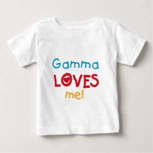Gamma Loves Me Tシャツとギフト ベビーTシャツ