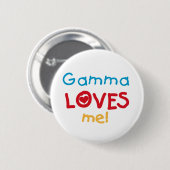Gamma Loves Me Tシャツとギフト 缶バッジ (正面&裏面)