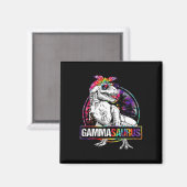 Gammasaurus Dinosaur Gamma Saurus Family Matching  マグネット (正面/裏面)