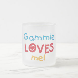Gammie Loves Me Tシャツとギフト フロストグラスマグカップ