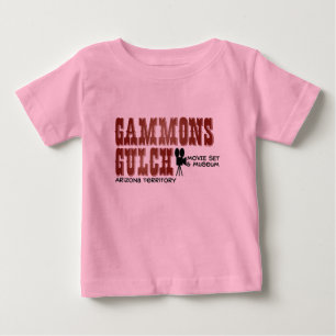 Gammons Gulch映画セット乳児Tシャツ ベビーTシャツ