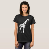 Gammy Giraffe Grandparents Day Safari Zoo Grandmo Tシャツ (正面フル)