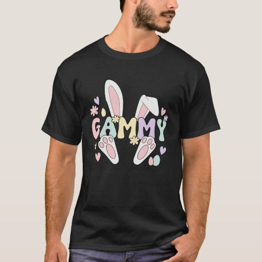 Gammy Grandmother Easter Bunny Gammy Grandma Easte Tシャツ (正面)