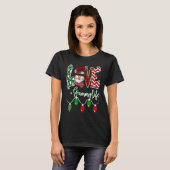 Gammy Snowman Love Gammy Life Christmas Red Plaid Tシャツ (正面フル)