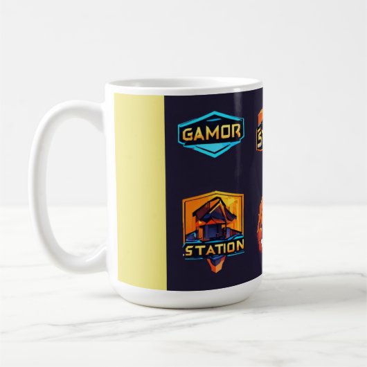 Gamor Station — ゲーム制作を力に変える コーヒーマグカップ (左)