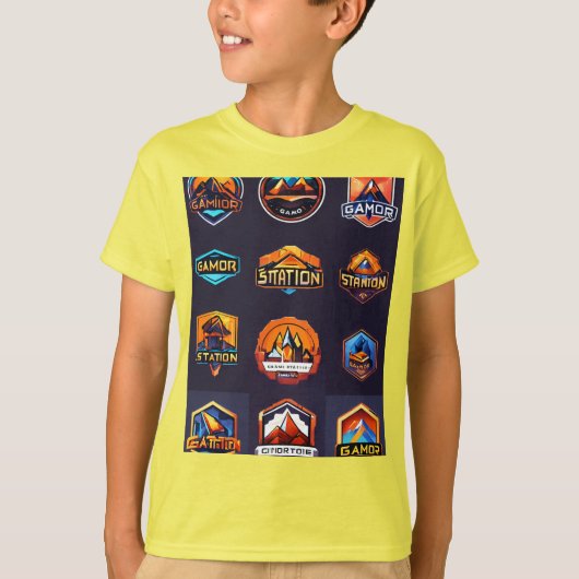 Gamor Station — ゲーム制作を力に変える Tシャツ (正面)