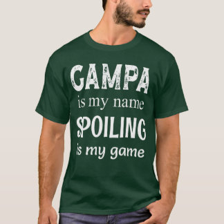 Gampa Is My Name Spoiling Is My Game Grandfather G Tシャツ