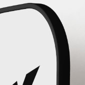GAMY® Black Logo ピックルボールラケット (左詳細)