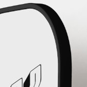 GAMY® Black Logo ピックルボールラケット (左詳細)