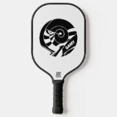 GAMY® Black Logo ピックルボールラケット (裏面)