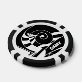 GAMY® Black Logo ポーカーチップ (シングル)