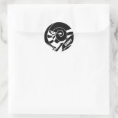 GAMY Black Logo Aufkleber ラウンドシール (バッグ)