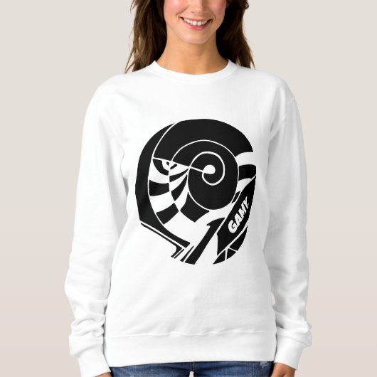 GAMY® Black Logo Damen スウェットシャツ (正面)