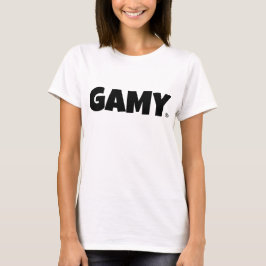 GAMY® Black Logo Damen T-Shirt Tシャツ