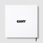 GAMY Black Logo Gästebuch ゲストブック (裏面)