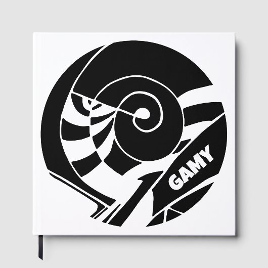 GAMY Black Logo Gästebuch ゲストブック (正面)