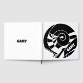 GAMY Black Logo Gästebuch ゲストブック (全面)