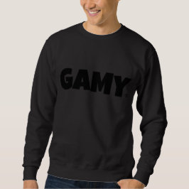 GAMY® Black Logo Herren Sweatshirt スウェットシャツ