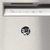 GAMY Black Logo Magnet rund マグネット (インサイチュ (食洗機))