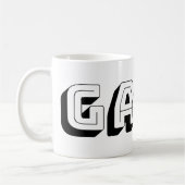 GAMY Black Logo Tasse 325 ml コーヒーマグカップ (左)