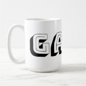 GAMY Black Logo Tasse 443 ml コーヒーマグカップ (左)