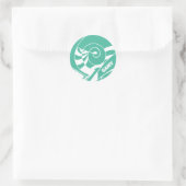 GAMY Green Logo Aufkleber ラウンドシール (バッグ)