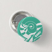 GAMY Green Logo Button rund 缶バッジ (正面&裏面)