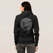 GAMY® Grey Logo Damen パーカ (裏面フル)