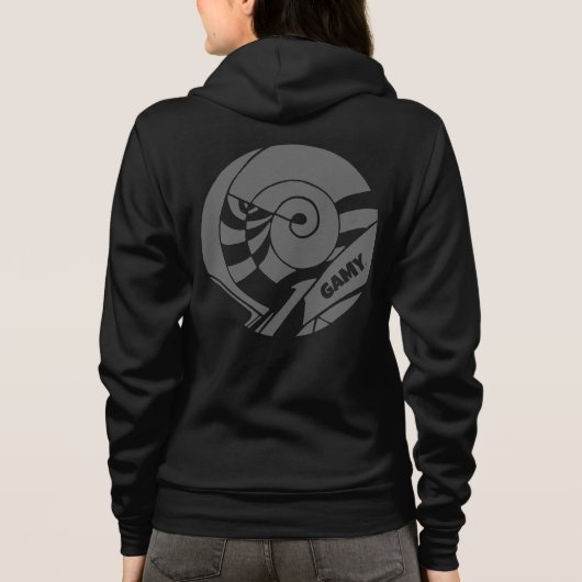 GAMY® Grey Logo Damen パーカ (裏面)
