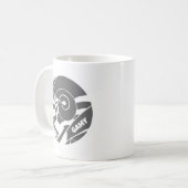 GAMY Grey Logo Tasse 325 ml コーヒーマグカップ (正面左)