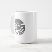 GAMY Grey Logo Tasse 443 ml コーヒーマグカップ (正面左)