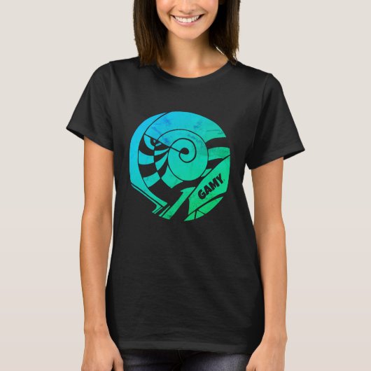 GAMY® Logo Basic Damen T-Shirt Tシャツ (正面)