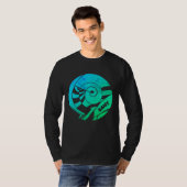 GAMY® Logo Herren Langarm Tシャツ (正面フル)