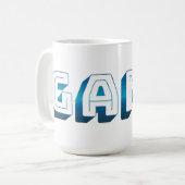 GAMY Logo Tasse 443 ml コーヒーマグカップ (正面左)