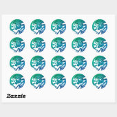 GAMY Nature Logo Aufkleber ラウンドシール (シート)