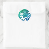 GAMY Nature Logo Aufkleber ラウンドシール (バッグ)