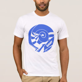 GAMY® Royal blue Logo Herren Tシャツ