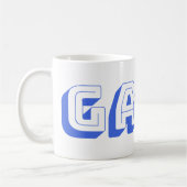 GAMY Royal blue Logo Tasse 325 ml コーヒーマグカップ (左)