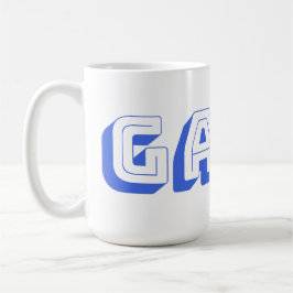 GAMY Royal blue Logo Tasse 443 ml コーヒーマグカップ