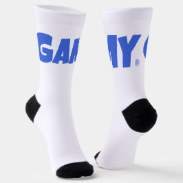 GAMY® Royal blue Logo Unisex ソックス